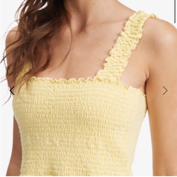 Roxy Hanging Ten Smocked Mini Dress. Size Medium - Picture 4 of 11